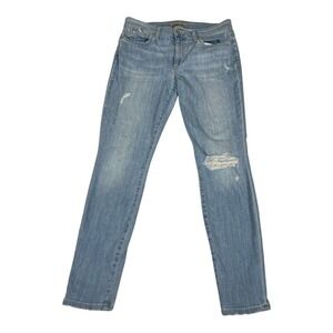 Joe's Jeans Felicity Skinny Ankle W30 Distressed‎ Light Wash Stretch Denim